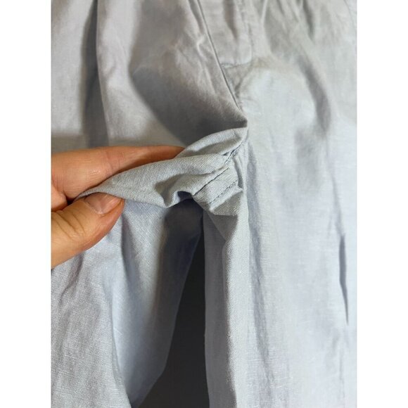 Scotch Soda Coastal Pant 10 Blue Linen Wedding Preppy Classic Resort Euro Summer - Picture 10 of 15